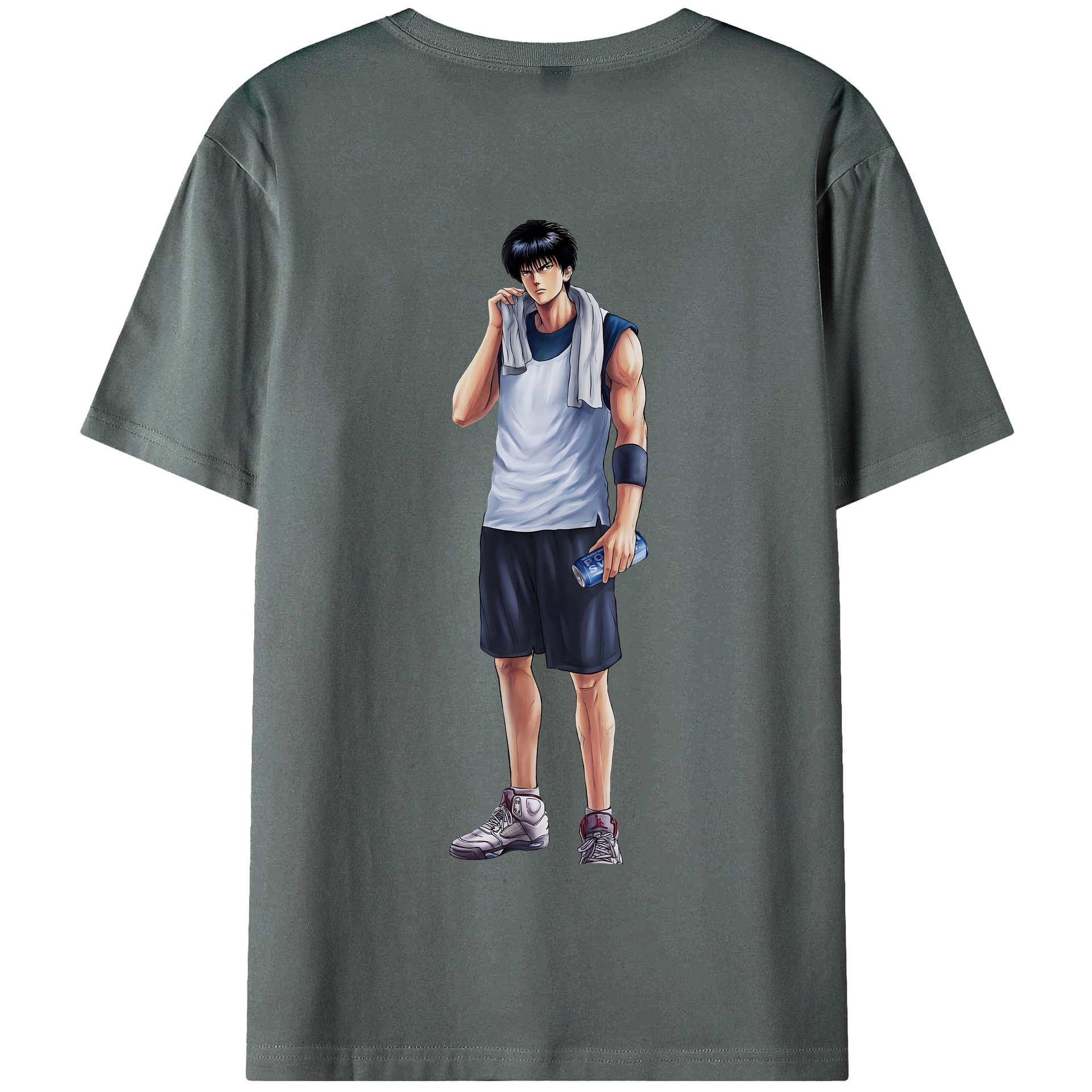 SLAM DUNK／スラムダンク 綿100％半袖Tシャツ（背面プリント）